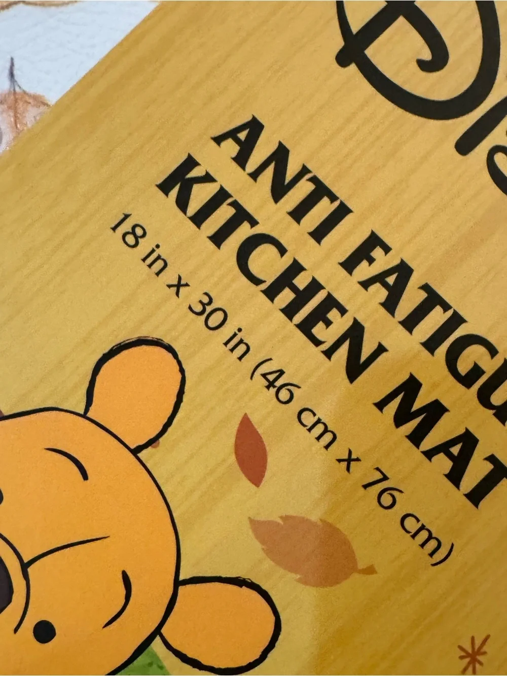 Winnie the Pooh fall Kitchen Mat